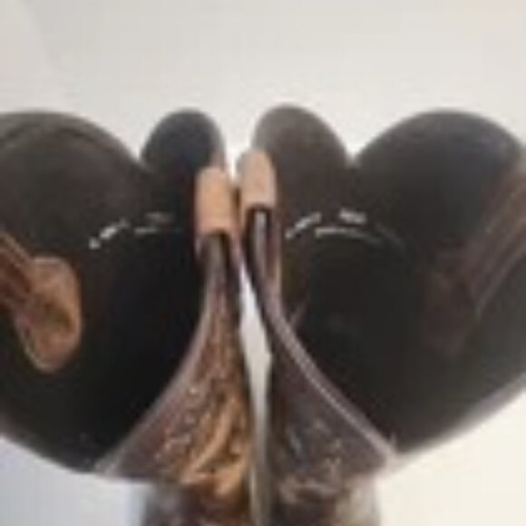 Lucchese Womens Studded Fiona Scarlet Western Boots M5015 Size 9.5 - Picture 10 of 10